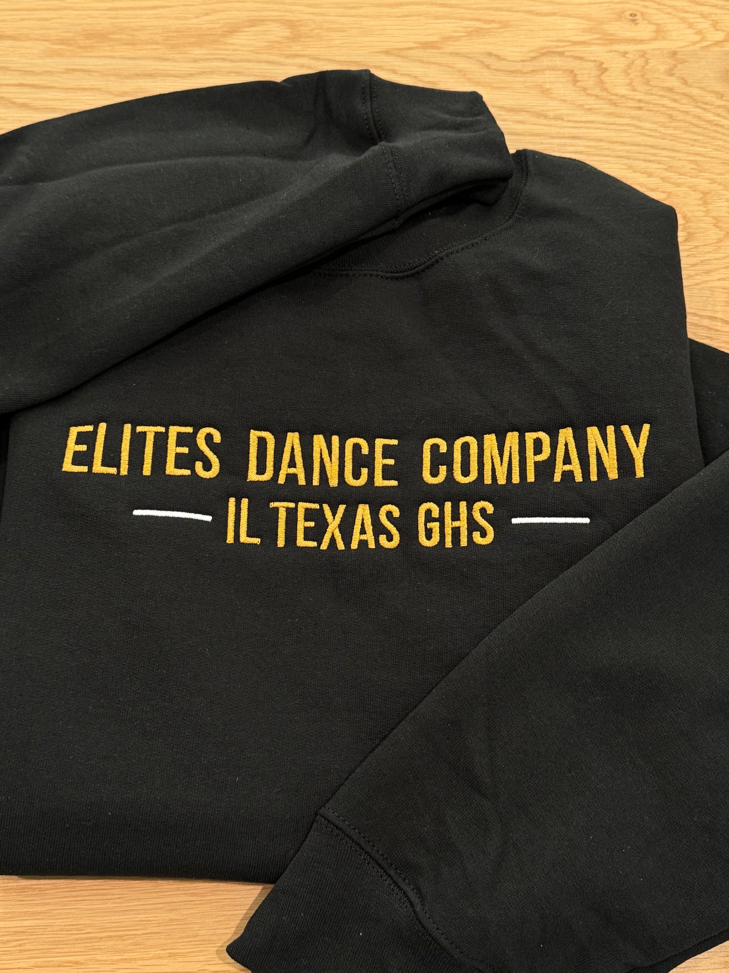 Elites Dance Company Black sweatshirt PC78