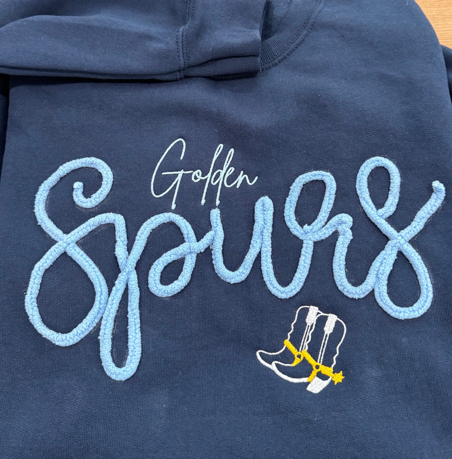 Golden Spurs Yarn design sweatshirt PC78