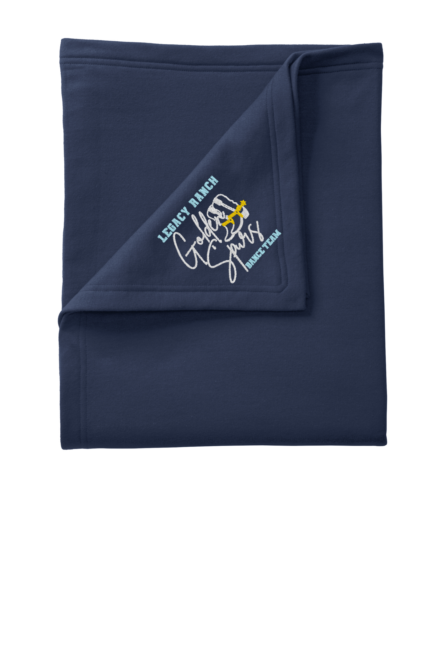 Legacy Ranch Golden Spurs Fleece Blanket BP78