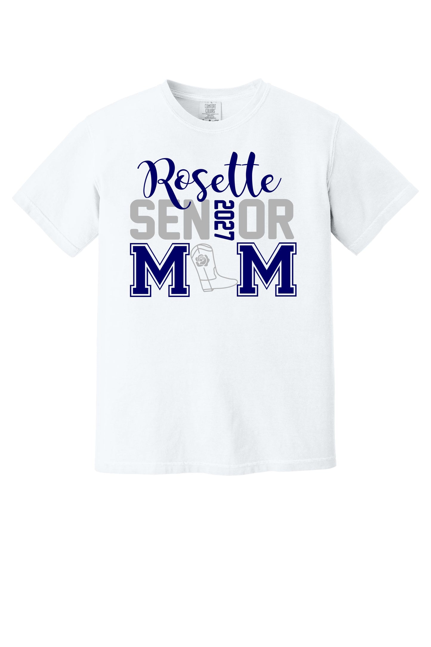 Rosette SENIOR Mom T shirt CC1717