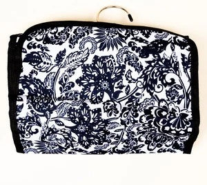 Glitter fold up Hanging cosmetic bag
