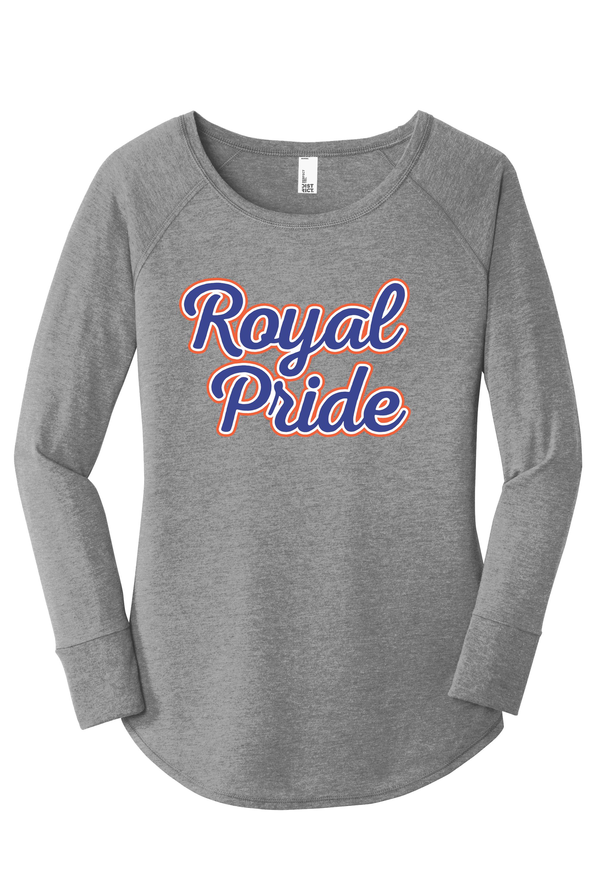 Tri Blend Royal Pride Long Sleeve t shirt