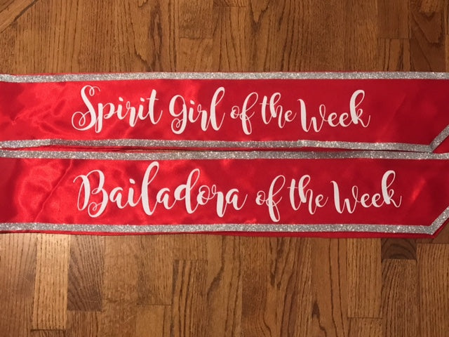 Sash - all Glitter
