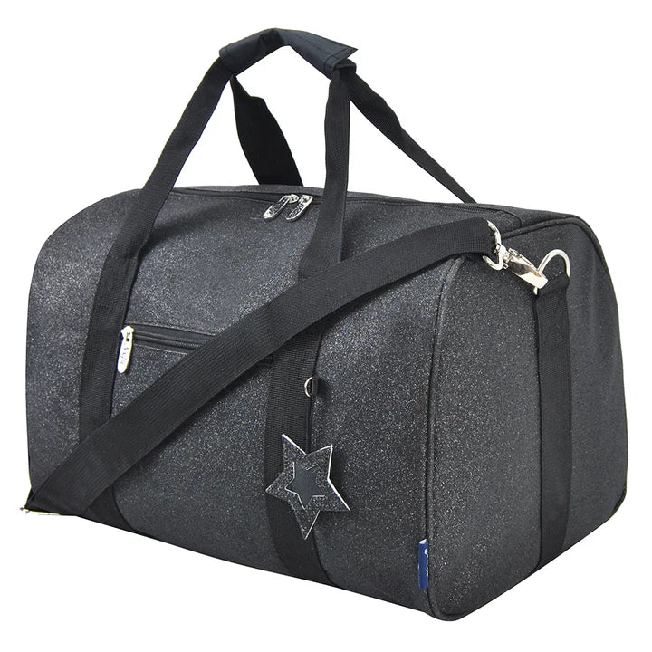 Glitter mini duffle bag