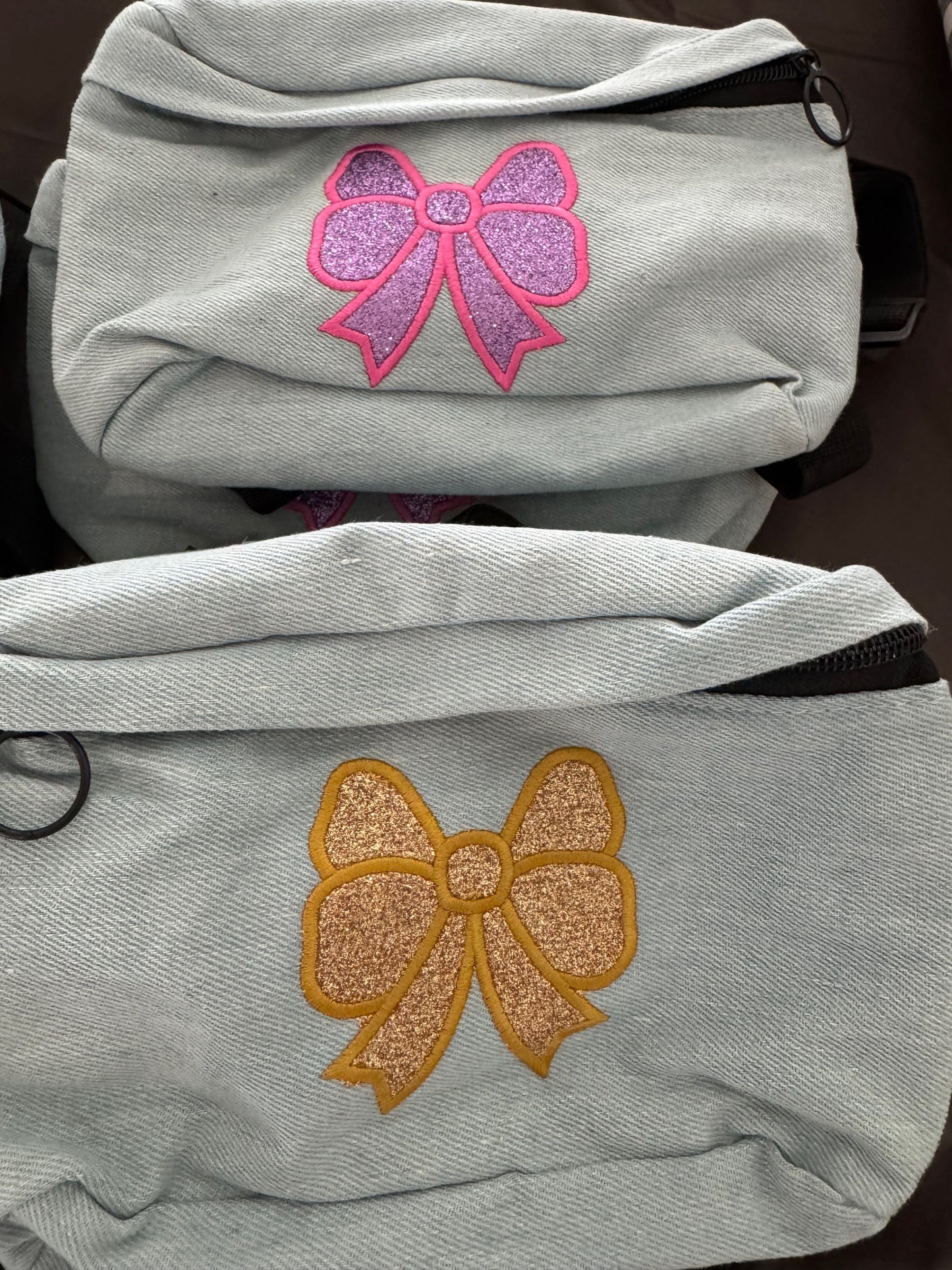 Belt bag glitter embroidered SALE