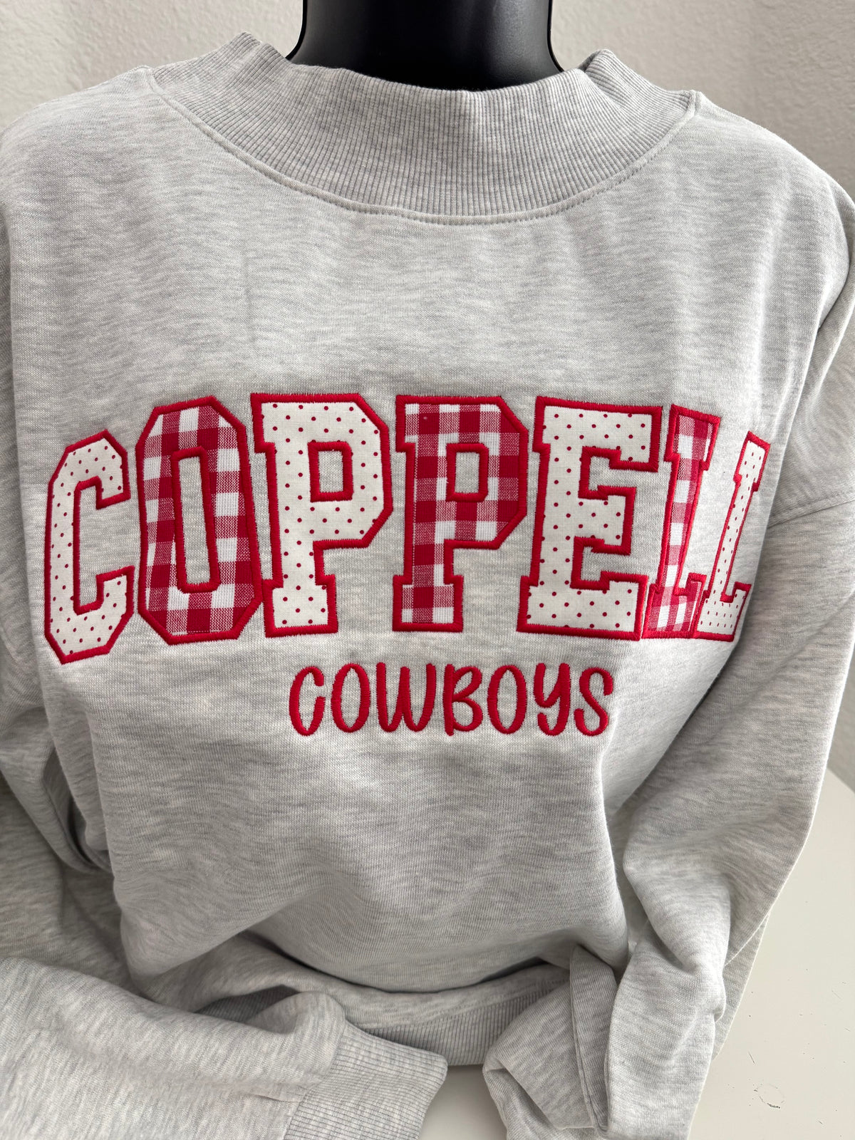 COPPELL cowboys Mock Neck Sweatshirt