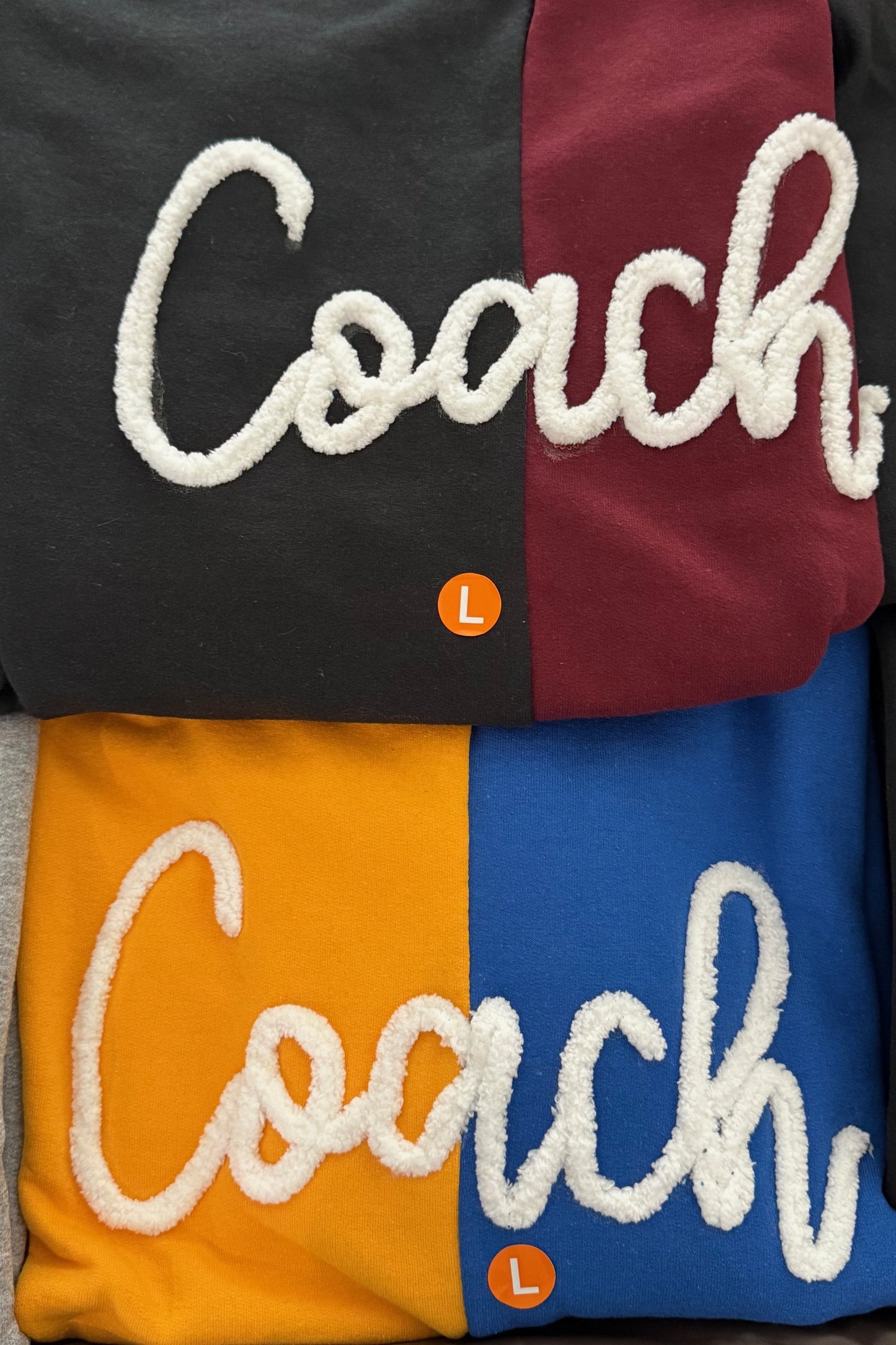 Coach 2 color Yarn sweatshirt SALE