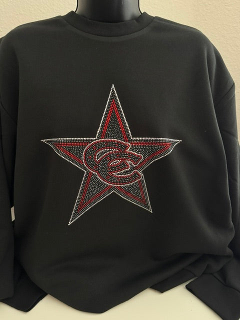 Coppell Star cc RHINESTONE sweatshirt