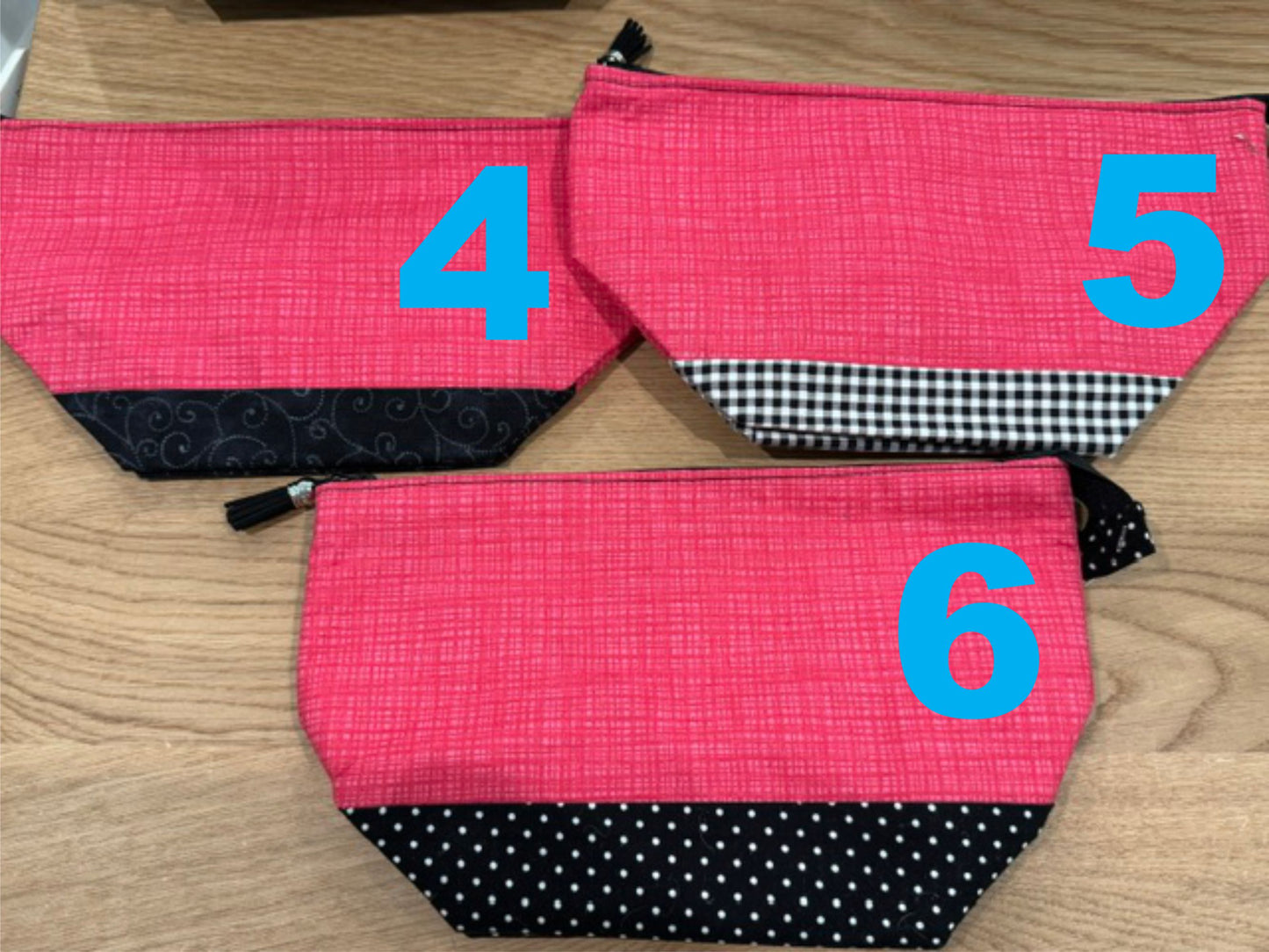 SALE - 2 color Cosmetic Bags
