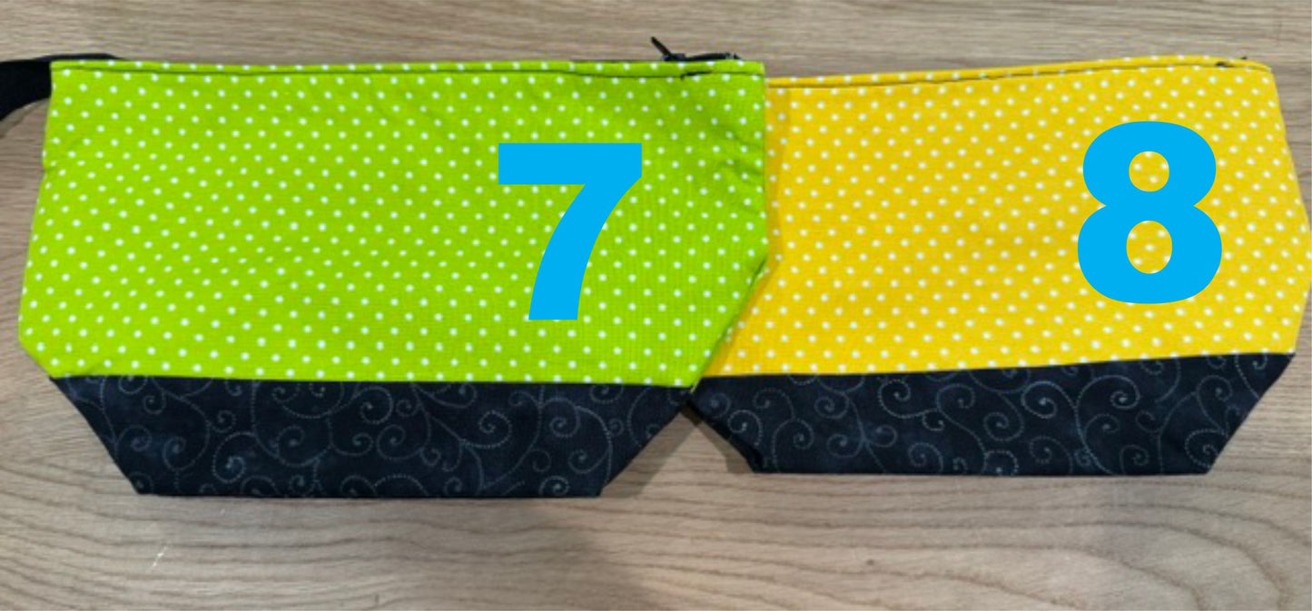 SALE - 2 color Cosmetic Bags