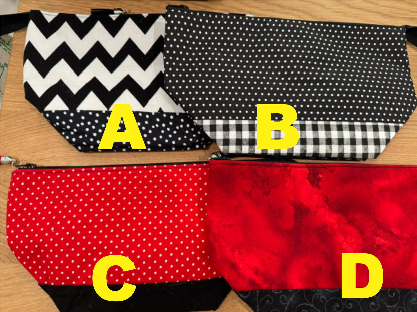 SALE - 2 color Cosmetic Bags