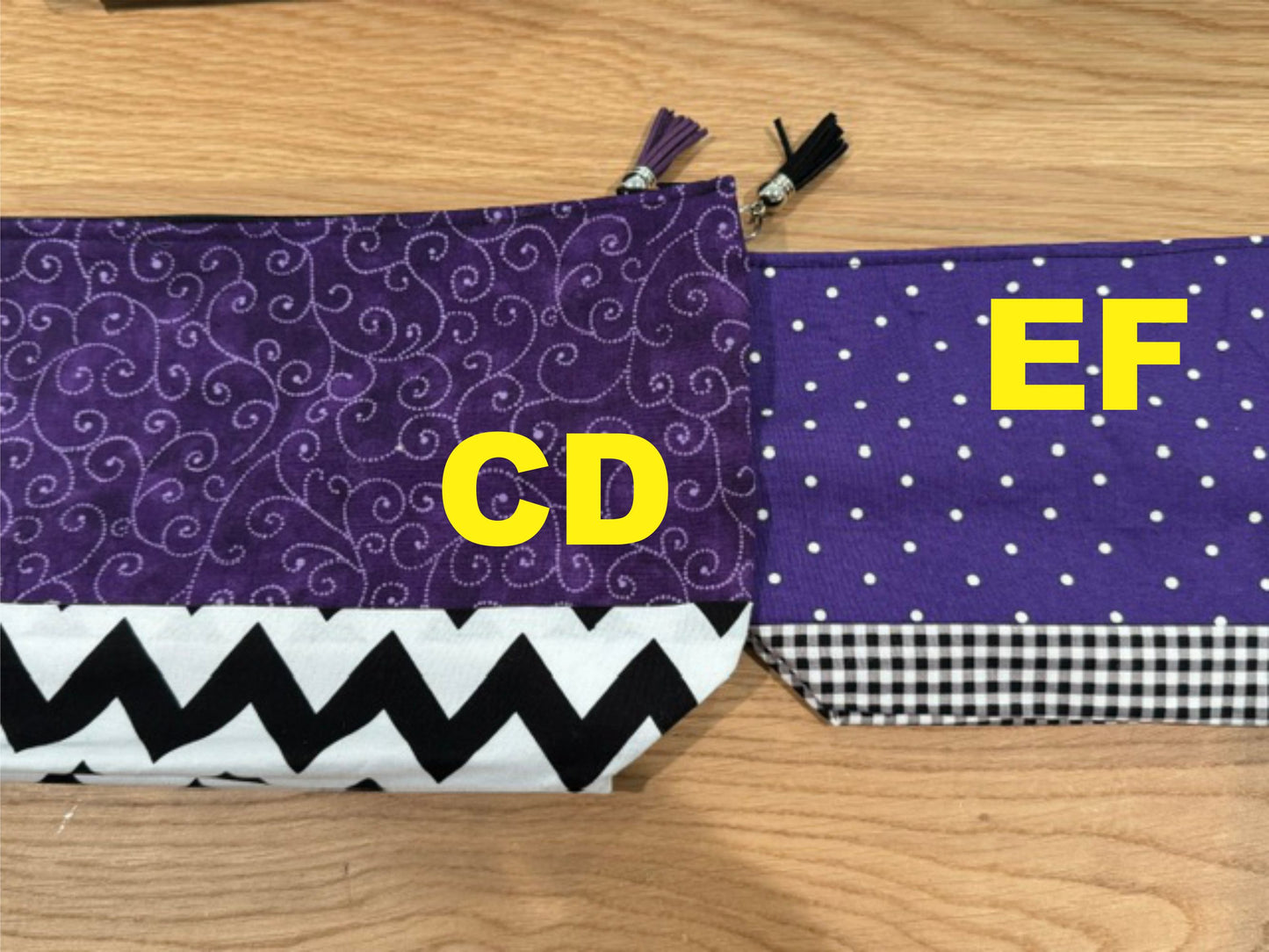 SALE - 2 color Cosmetic Bags