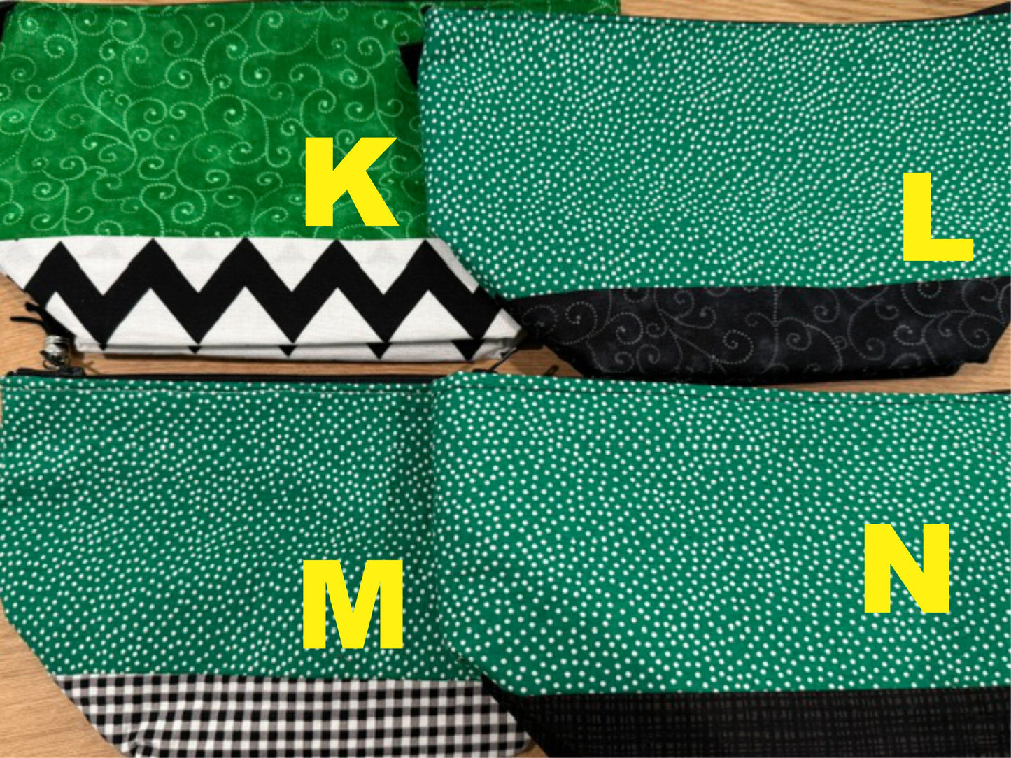 SALE - 2 color Cosmetic Bags