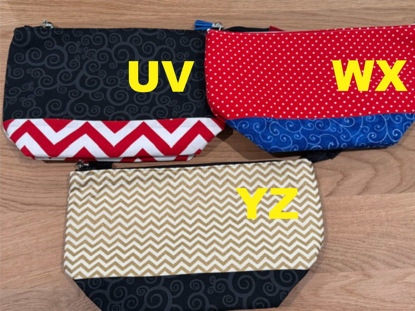 SALE - 2 color Cosmetic Bags