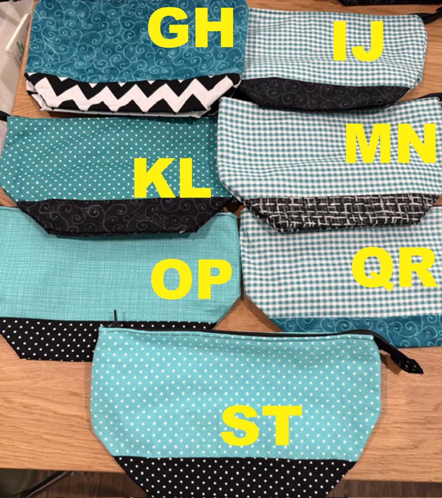 SALE - 2 color Cosmetic Bags