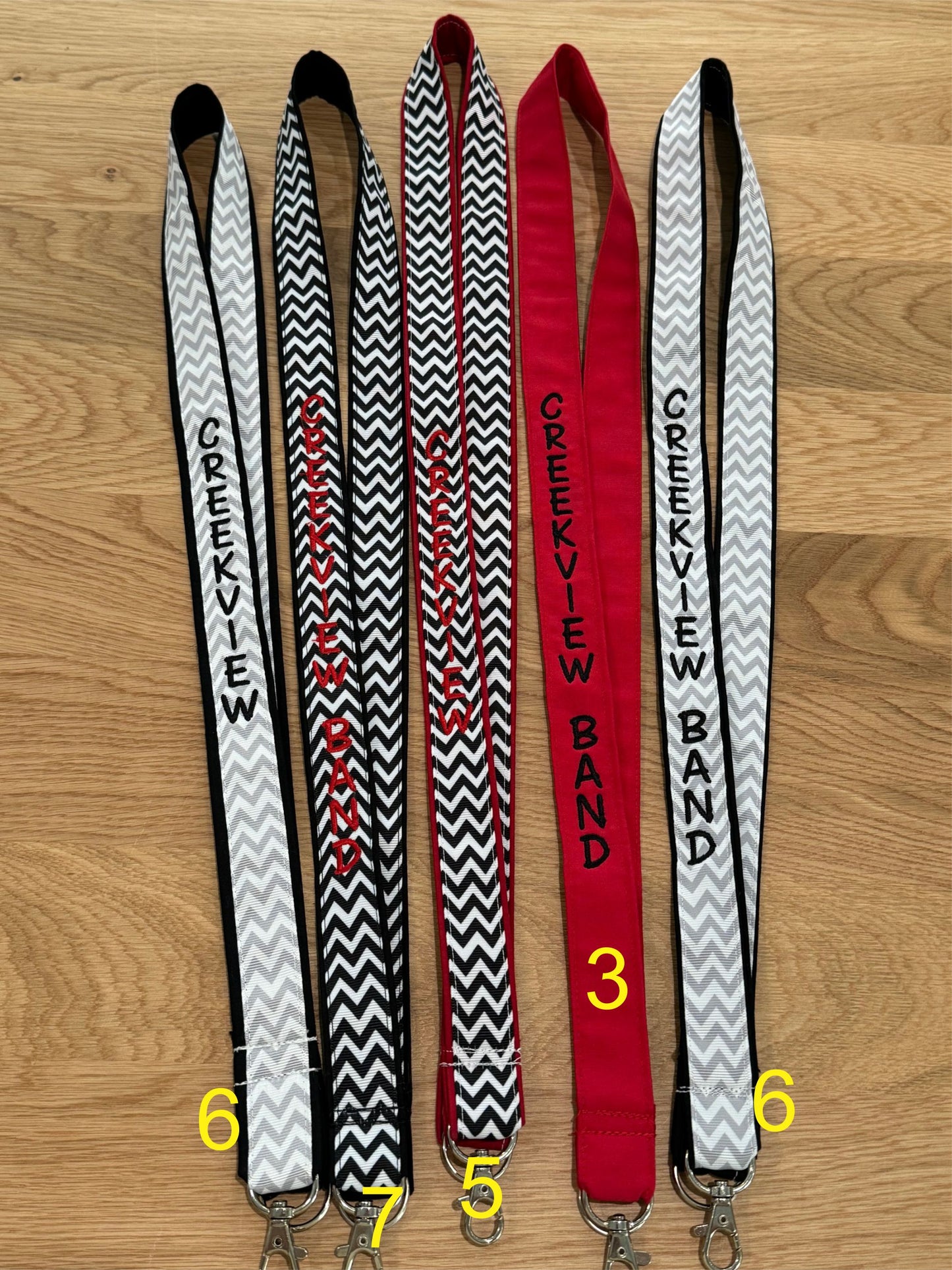 Creekview Band LANYARDS