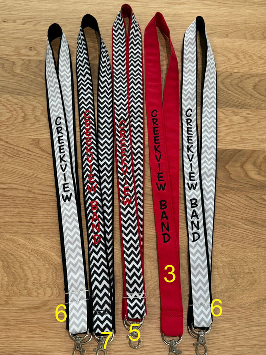 Creekview Band LANYARDS