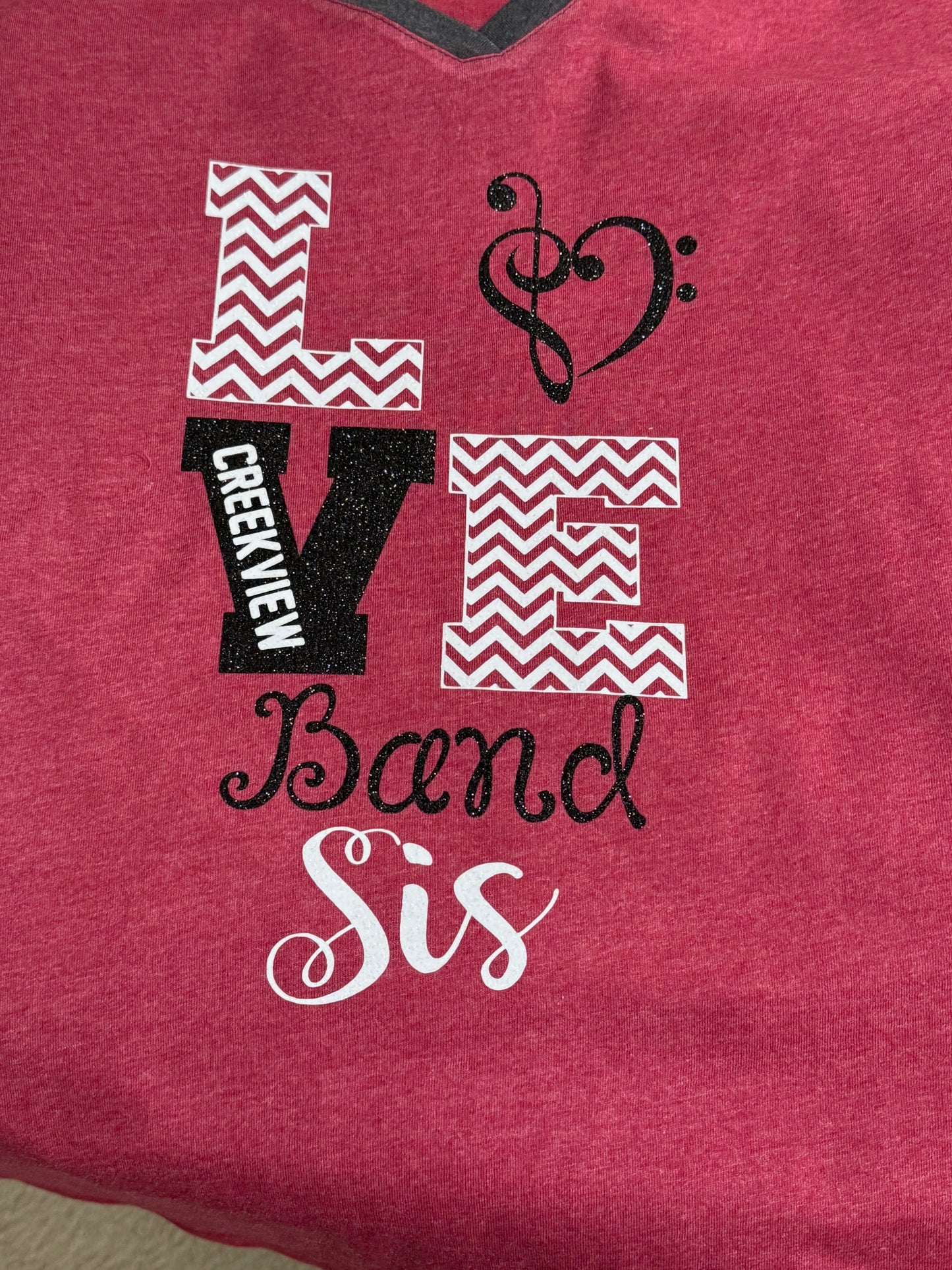 LOVE Creekview Band Ladies shirt DM476
