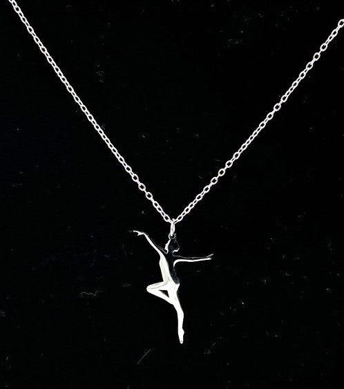 Dancer necklace Silver or Gold - Stainless