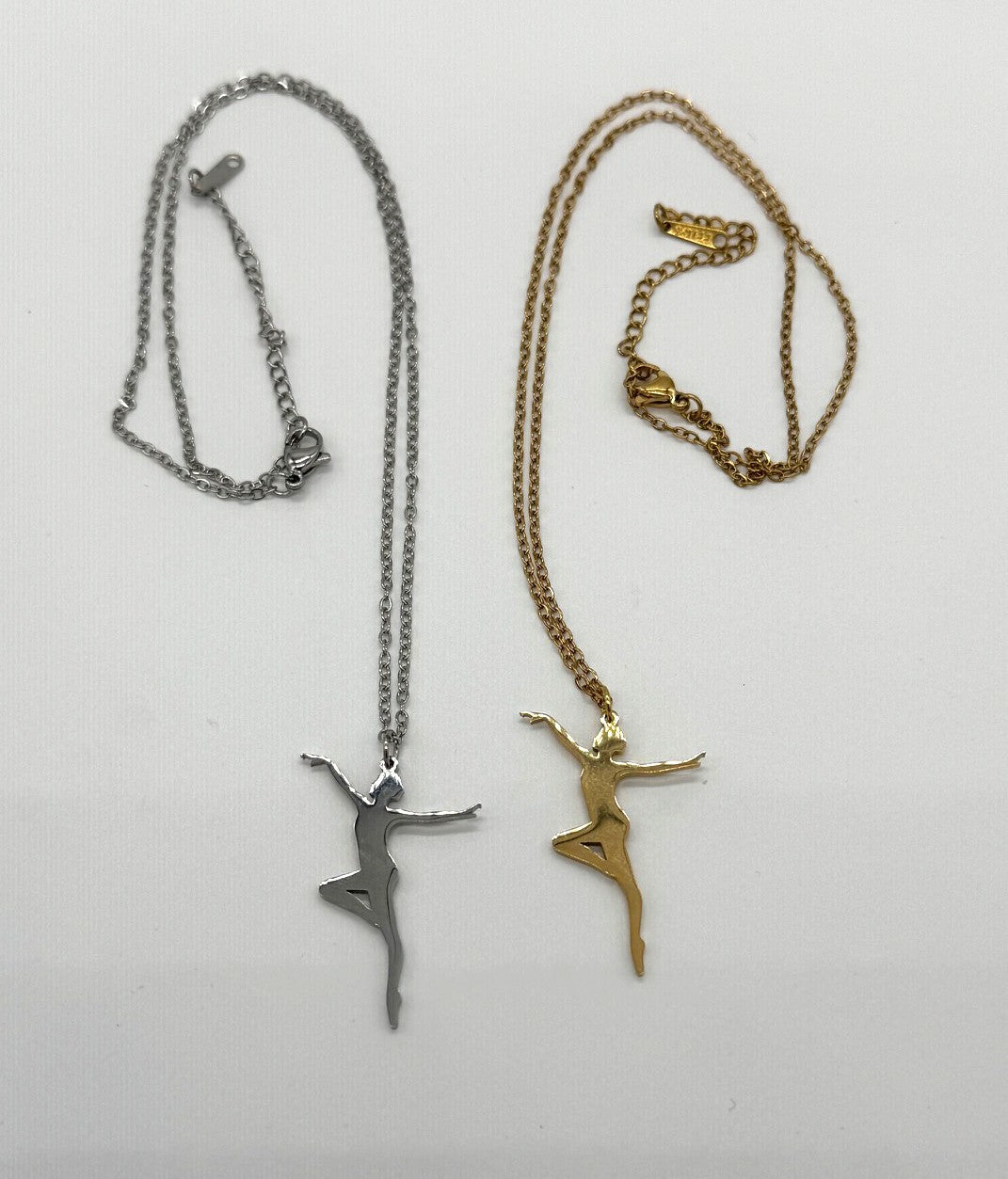 Dancer necklace Silver or Gold - Stainless