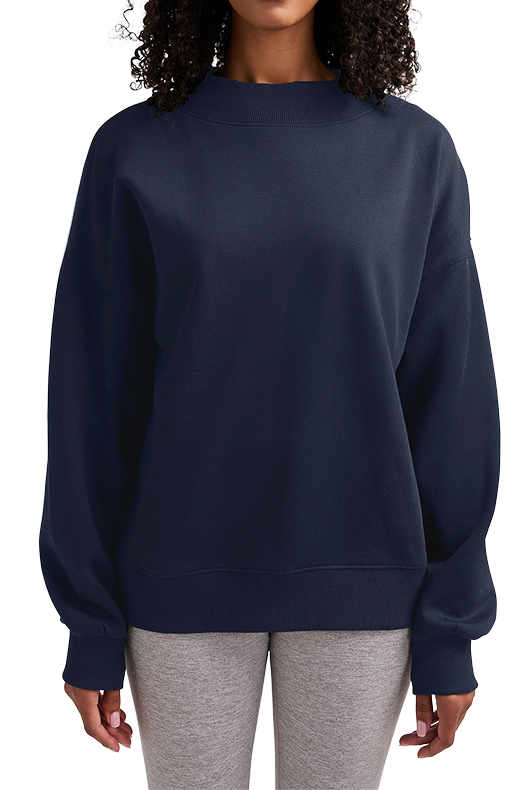 Rosettes Gingham fabric sweatshirt