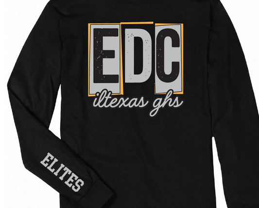 EDC Elites glitter Long Sleeve DM132