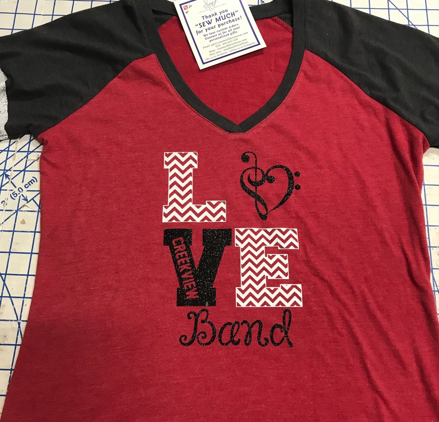 LOVE Creekview Band Ladies shirt DM476