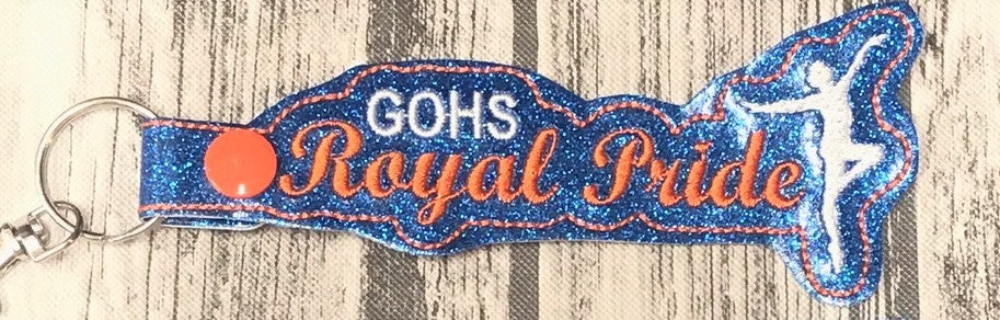 Royal Pride team keychain