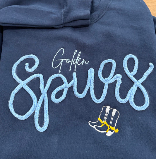 Golden Spurs Yarn design sweatshirt PC78
