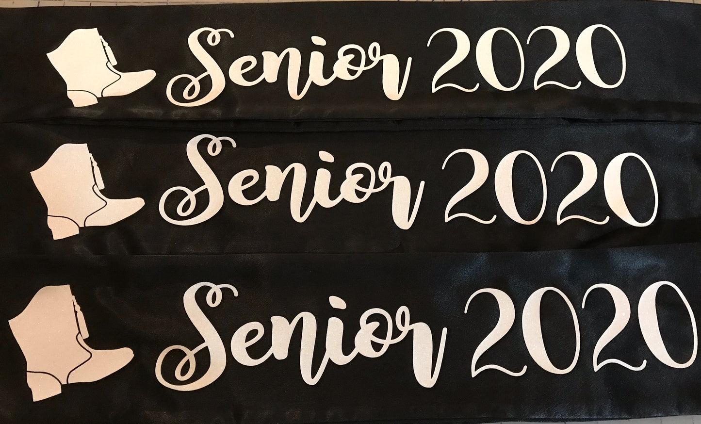 SENIOR Sash - Glitter