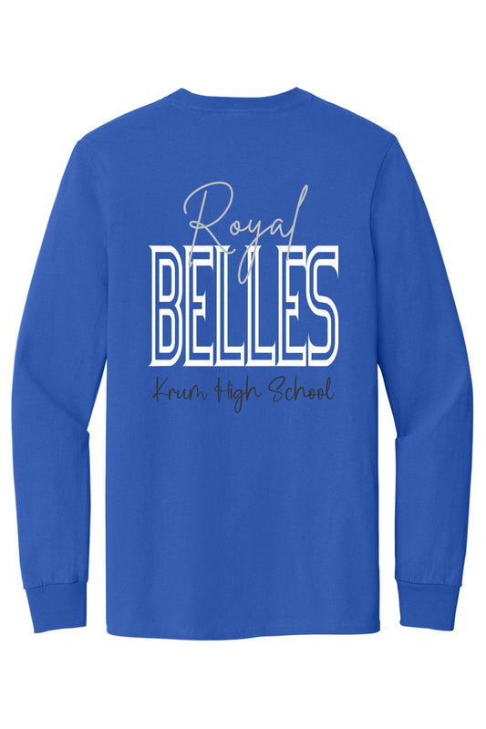 Royal Belles Long Sleeve Pocket T shirt PC61LSP