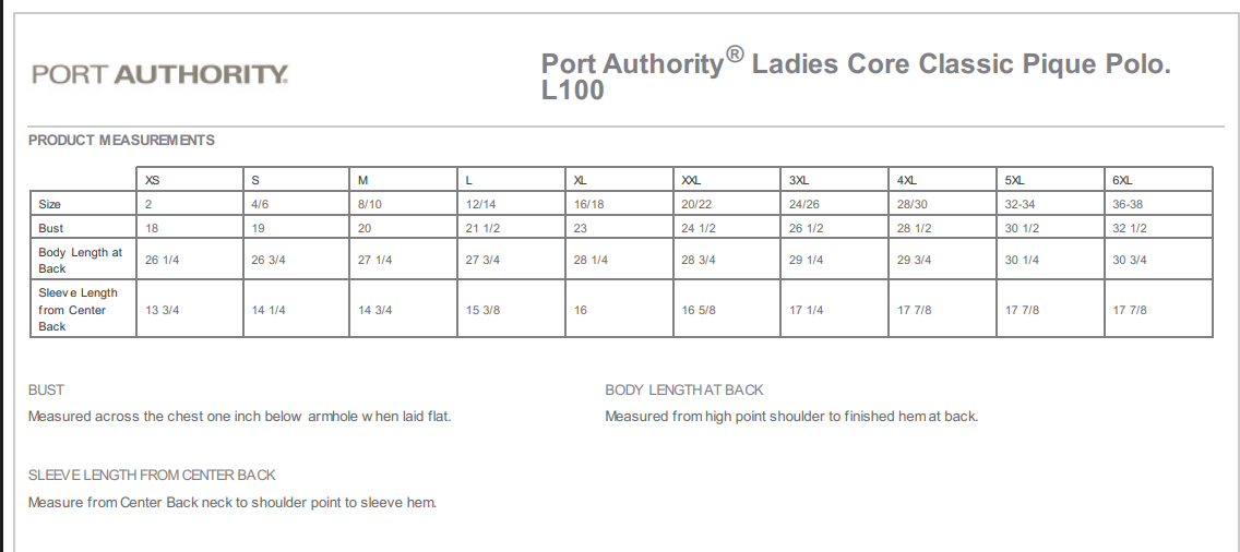 Assistance League Ladies Classic Pique polo L100
