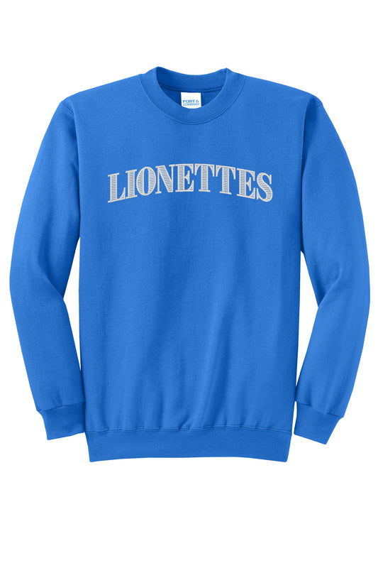 Lionettes embroidered sweatshirt