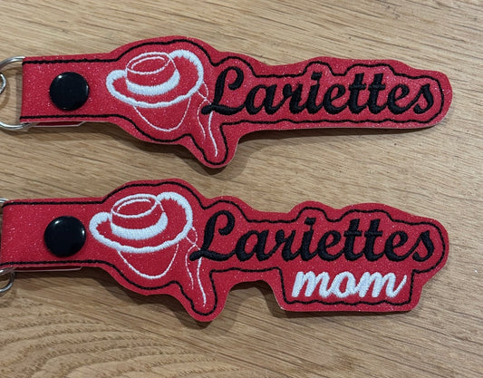 Lariettes Red Team keychain