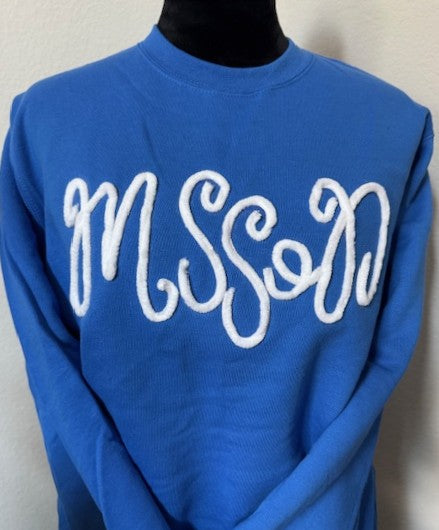 MSSoD Yarn sweatshirt embroidered PC78 PC90Y