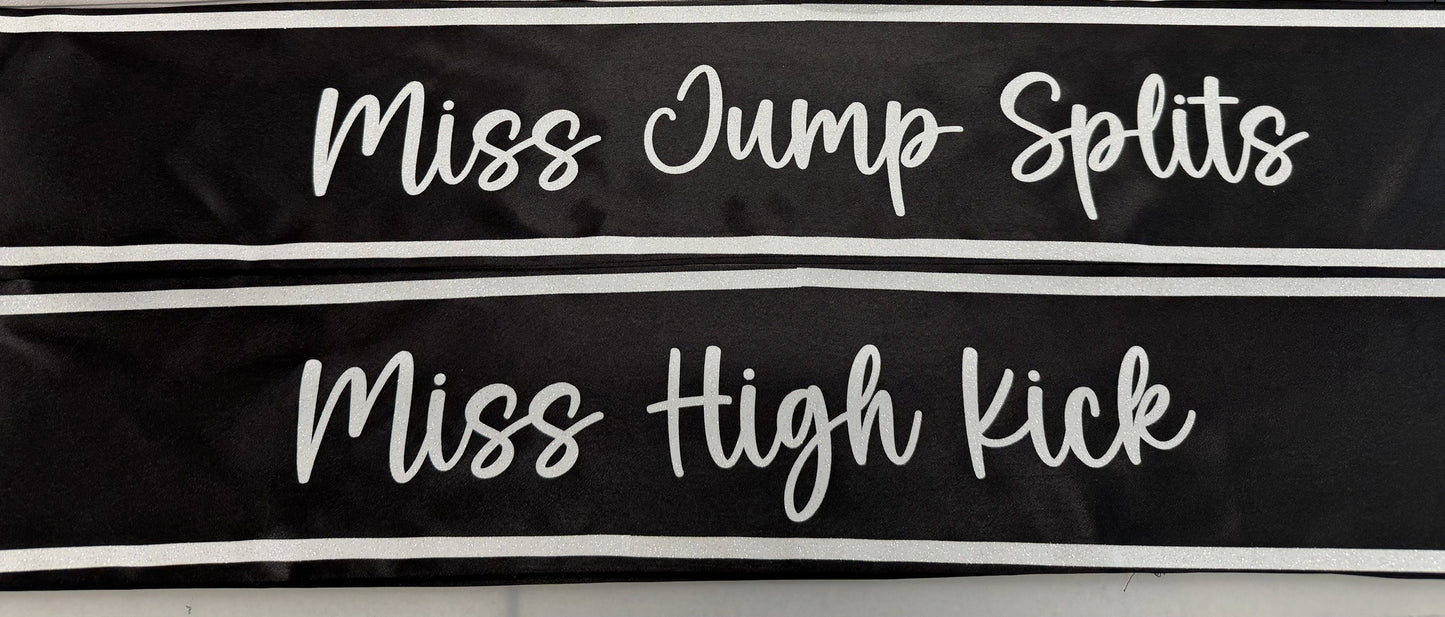 Sash - all Glitter