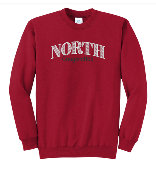 NORTH Cougarettes Embroidered Sweatshirt