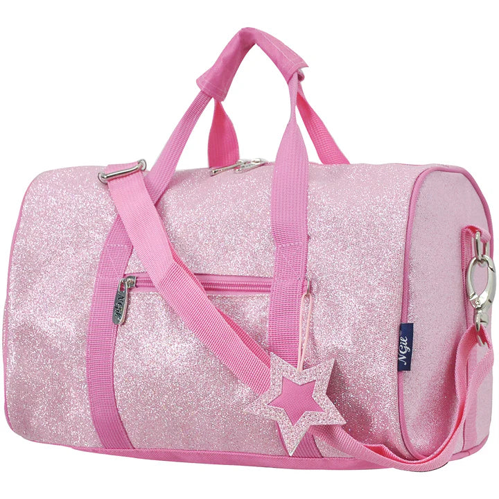 Glitter mini duffle bag