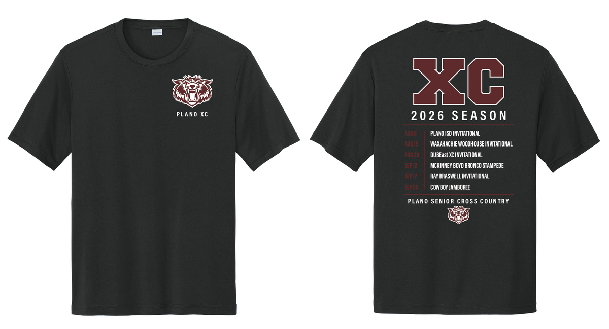 Plano XC 2026 Season T shirt