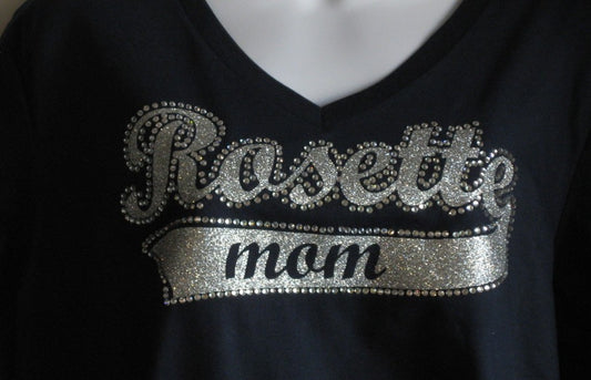 Rosette Mom G56B Glitter and Bling DM476