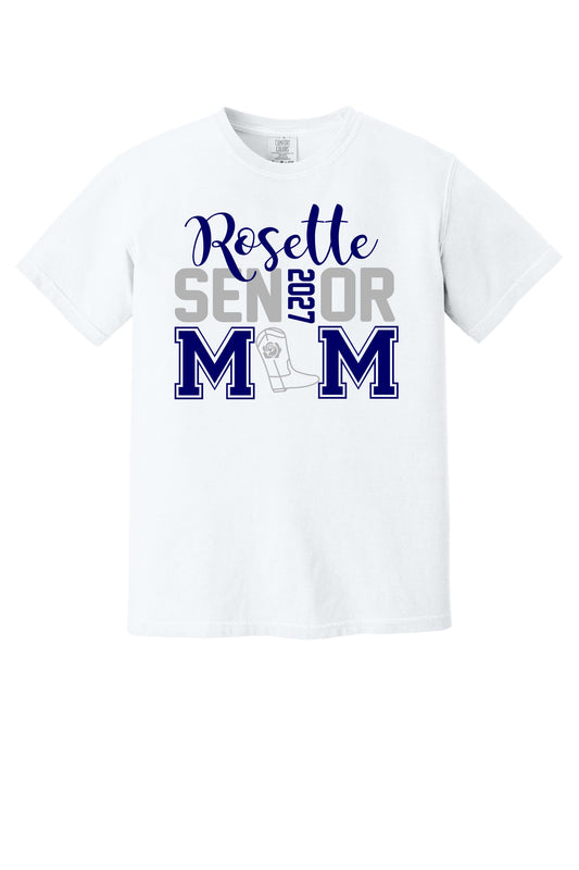 Rosette SENIOR Mom T shirt CC1717