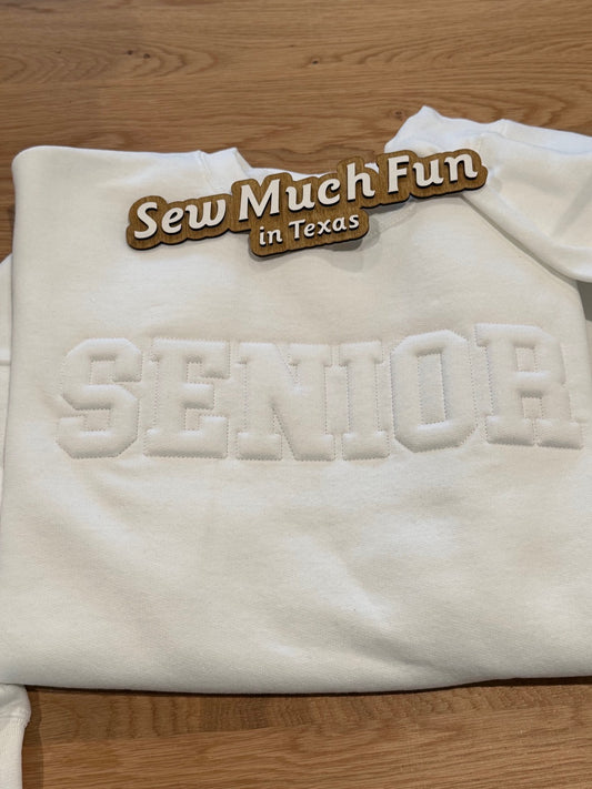 SENIOR 3D Embossed sweatshirt