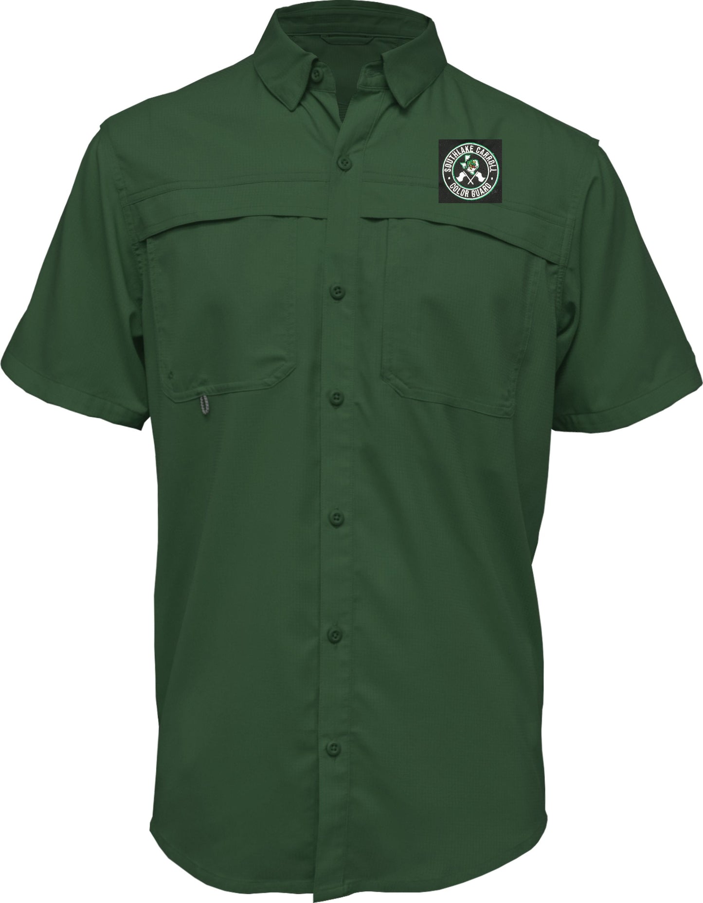 Southlake Color Guard Dad Fishing Shirt 3100