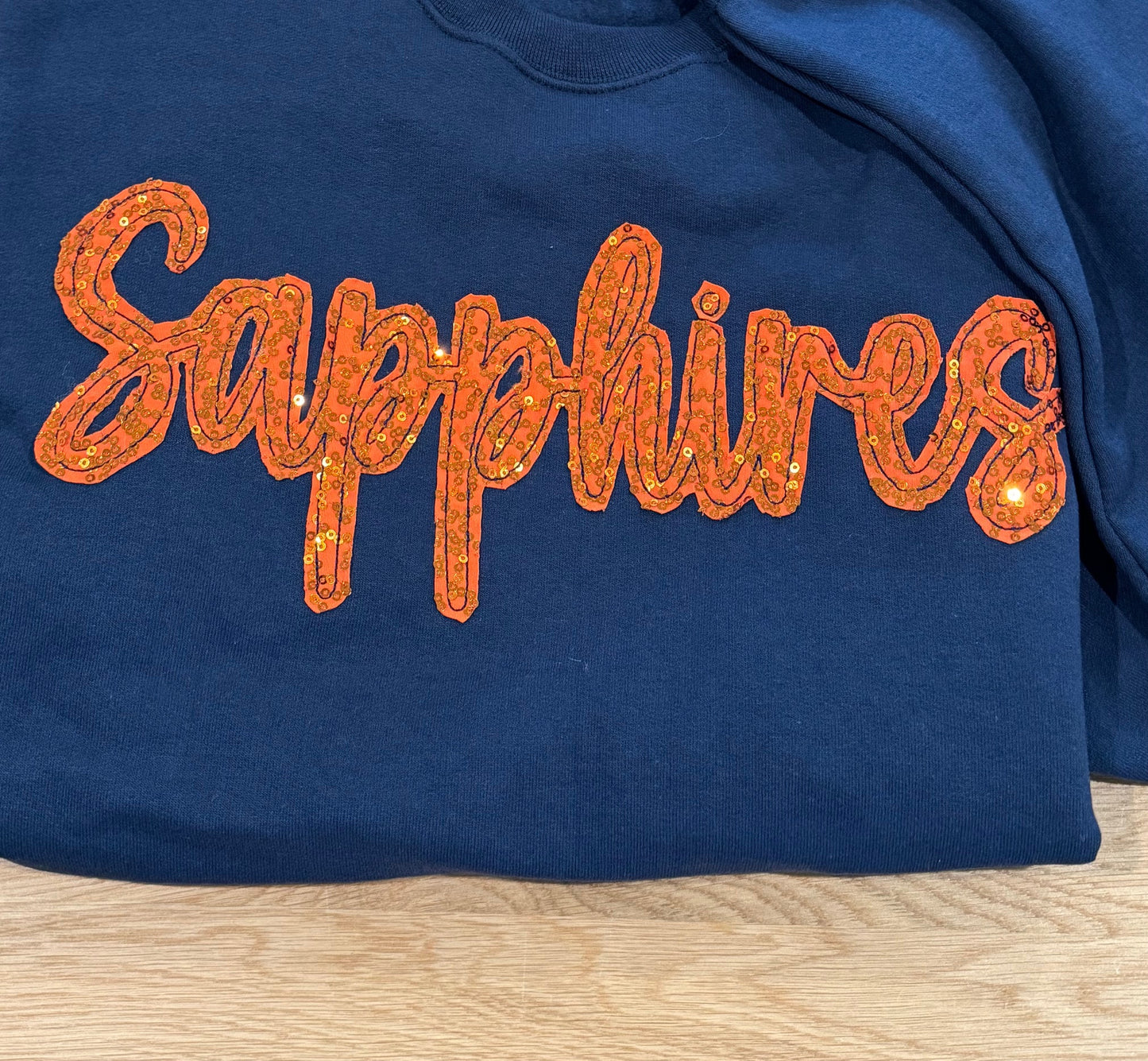 Sapphires Sequin sweatshirt PC78