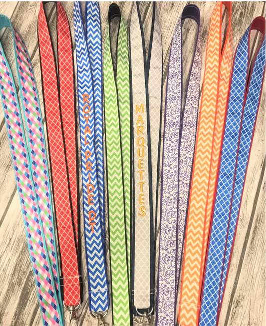 Custom Embroidered Lanyard