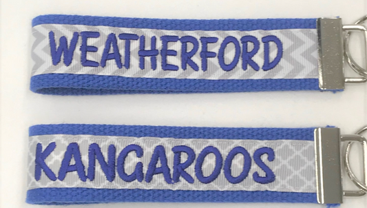 Weatherford Embroidered Wrist Key Fob