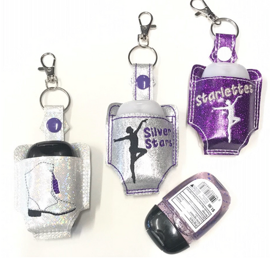 Silver Stars / Starlettes Hand Sanitizer Holder