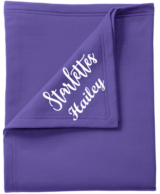 Boerne Starlettes / Silver Stars Fleece Blanket