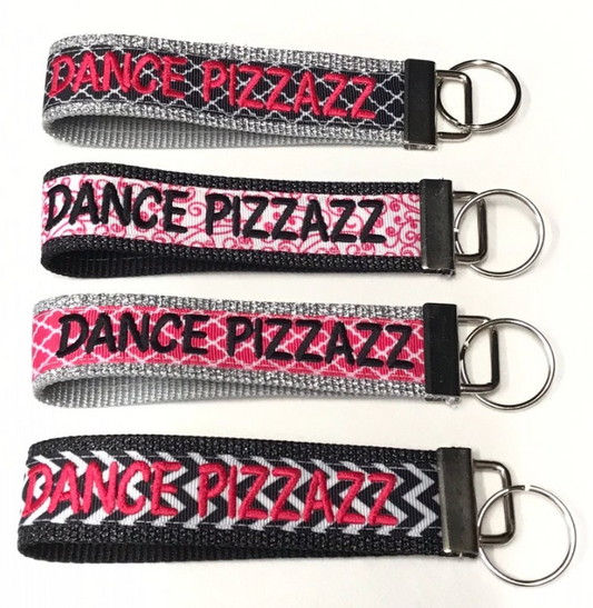 Dance Pizzazz Wristlet Key Fob
