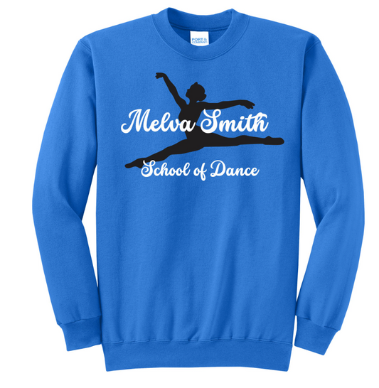 Melva Smith school of dance Sweatshirt - PC90Y Gildan 180B PC78